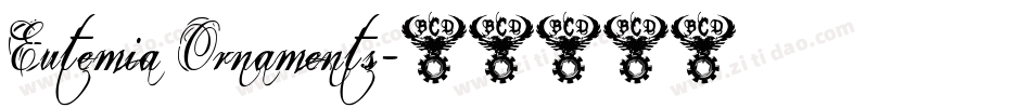 Eutemia Ornaments字体转换